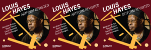 Album cover of 'Artform Revisited' by Louis Hayes featuring Abraham Burton, Steve Nelson, David Hazeltine, and Dezron Douglas. The cover shows a portrait of Louis Hayes with a modern abstract design in the background. Released by Savant Records.