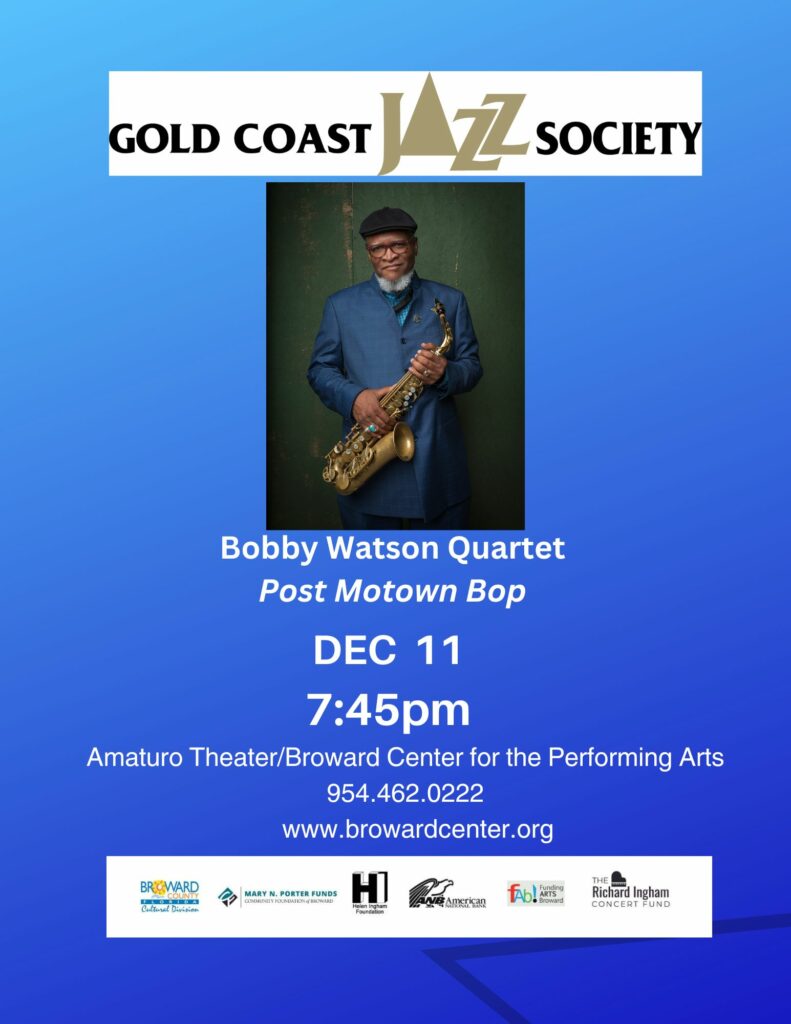 Flyer for Bobby Watson Quartet's 